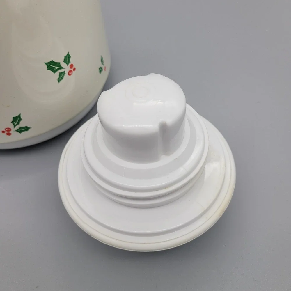 Vintage Corning Thermique 1 QT‎ Insulated Carafe Pitcher Christmas